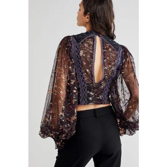 MSRP $198 NWT | Free People Camille Top Size S | SAME DAY SHIP or NEXT DAY - Picture 2 of 8